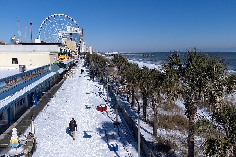 Schnee in Florida, Kältetote in Texas: Starker Wintersturm im Süden der USA