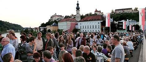 Zwei Orte, eine Brücke und ein gemeinsames Fest