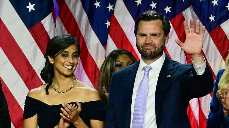 J.D. Vance mit Ehefrau Usha