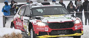 Jännerrallye-Piloten kämpfen sich durch Eis und Schnee