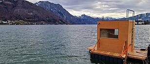 In der Sauna am Traunsee geht es um Zweitwohnsitze