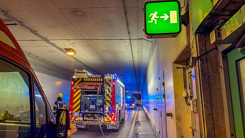 Interner Notfall im Tunnel Ottsdorf auf der A9 Pyhrnautobahn