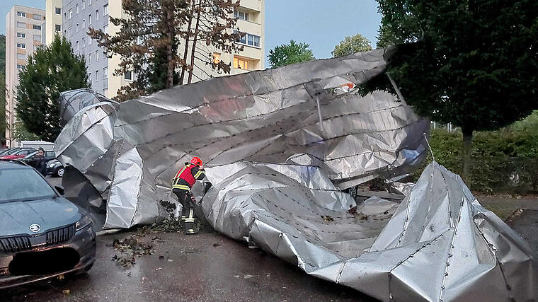 Sturmfront zog über Oberösterreich