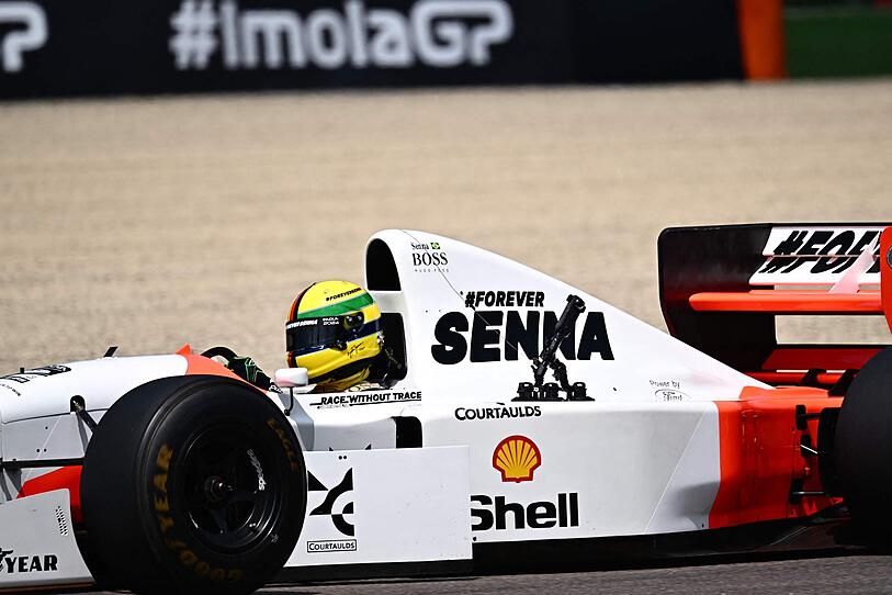 Imola: Vettel drehte Gedenkrunden für Ayrton Senna