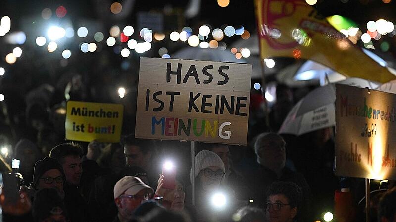 München Lichtermeer für Demokratie