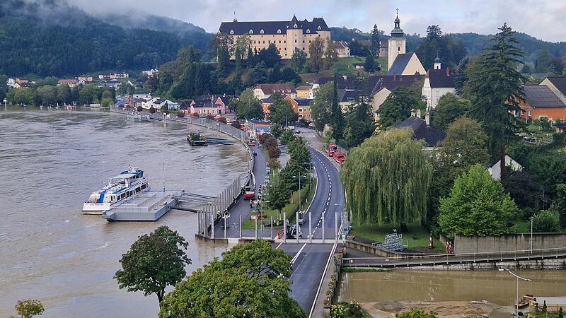 Hochwasser Grein