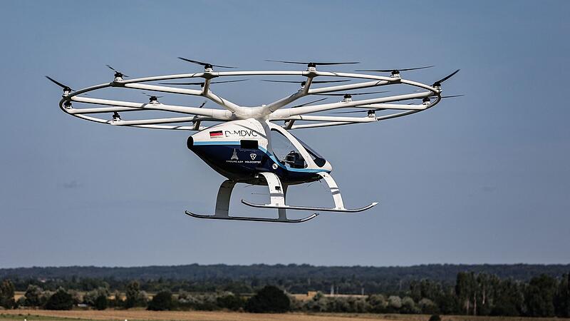 Flugtaxi hob bei den Olympischen Spielen ab