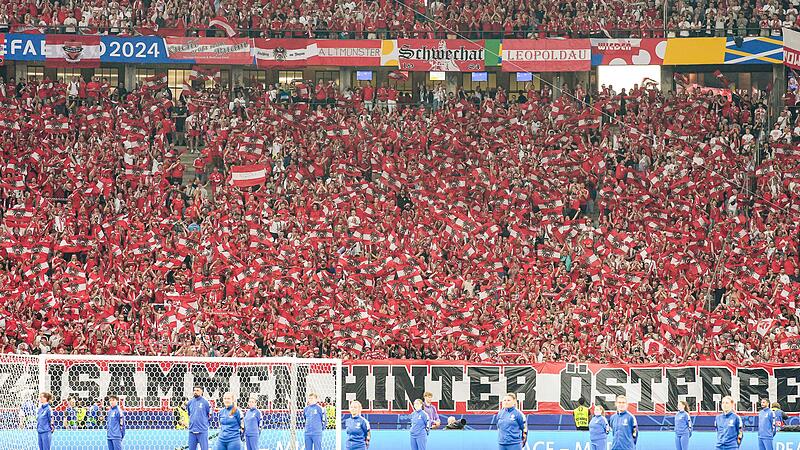 Österreichs 3:1-Sieg gegen Polen: Die ÖFB-Fans jubeln