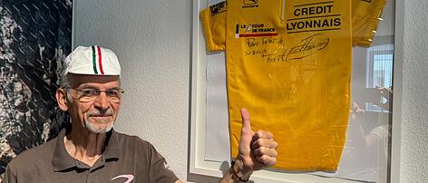 Miguel Indurain ist 60 – warum eines seiner Gelben Trikots in Lambach hängt