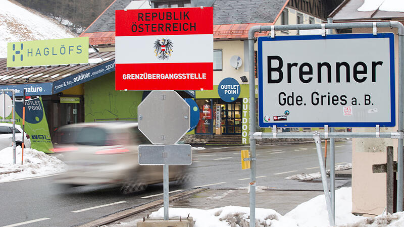 THEMENBILD: GRENZE AM BRENNER