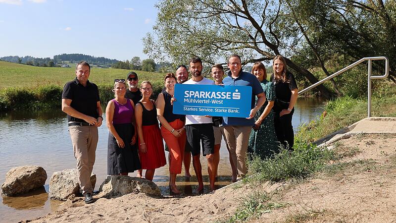 Neuer Einstieg für beliebtes Naturbad an der "Michö"