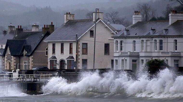 Sturm Éowyn in Irland und Großbritannien