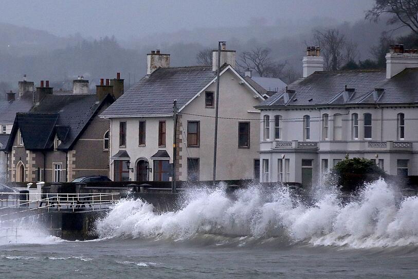 Sturm Éowyn in Irland und Großbritannien