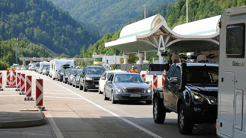 Stau Karawankentunnel