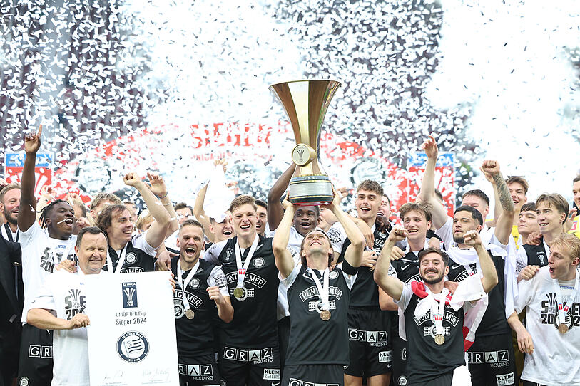 Sturm Graz gewann das Cup-Finale gegen Rapid