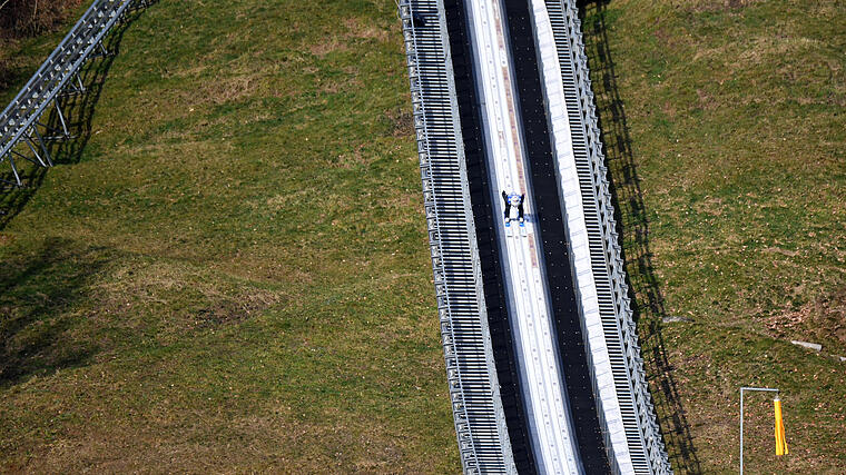 Wintersport im Grünen