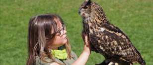 Begegnung mit dem Kauz: Der Greifvogelhof Freyegg ist ein beliebtes Ausflugsziel im Kurbezirk Bad Hall