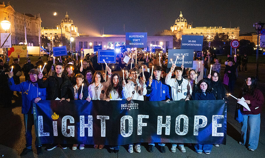 Novemberprogrome: Gedenkveranstaltung "Light of Hope 2024"