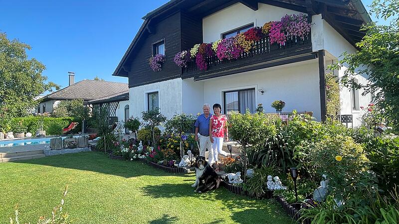 Wo Dutzende Rosenarten um die Wette blühen