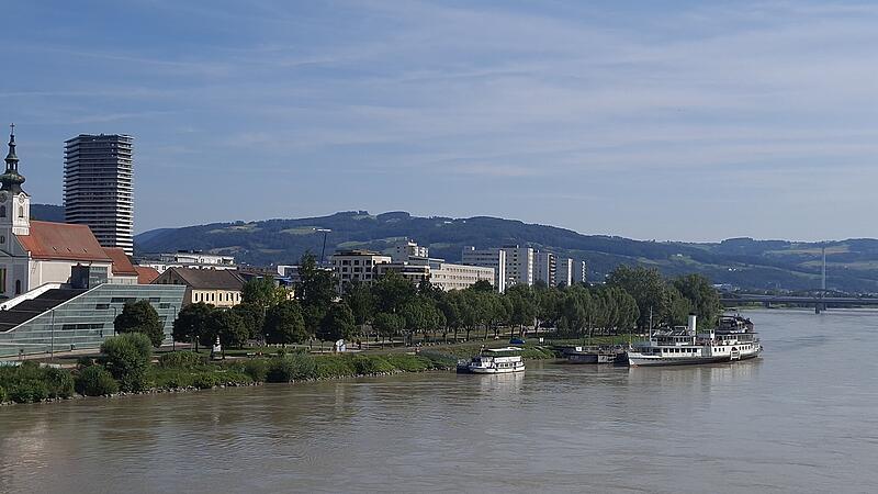 Linzer Donauufer wird eine Art "Perlenkette"