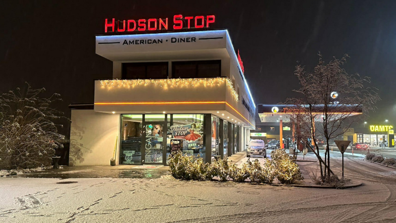 Das "Hudson Stop" liegt derzeit auf Eis. Ob es nach dem Konkurs wieder aufgetaut wird, ist ungewiss.