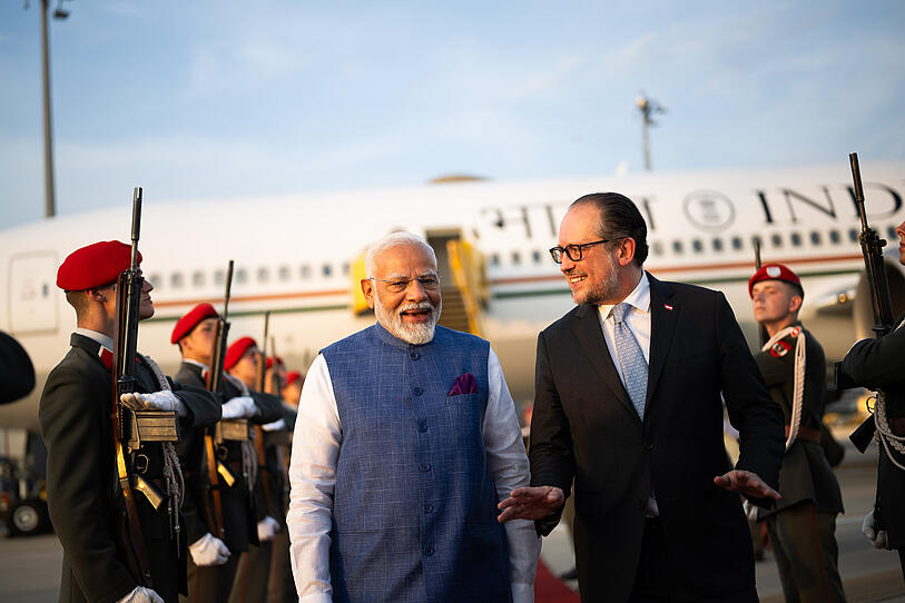 Besuch des indischen Premierministers Modi in Wien