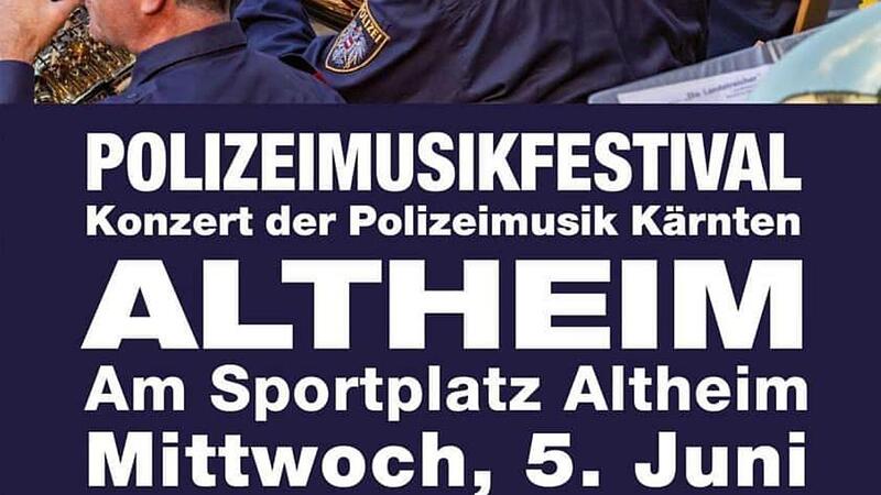 Polizeimusik: Sportplatz wird zur Konzertbühne