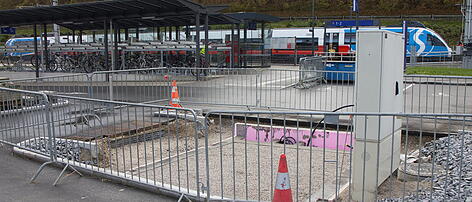 Endlich Baubeginn für Toilette am neuen Bahnhof