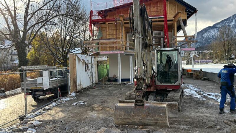 Containerlösung am Fußballplatz Bad Ischl?