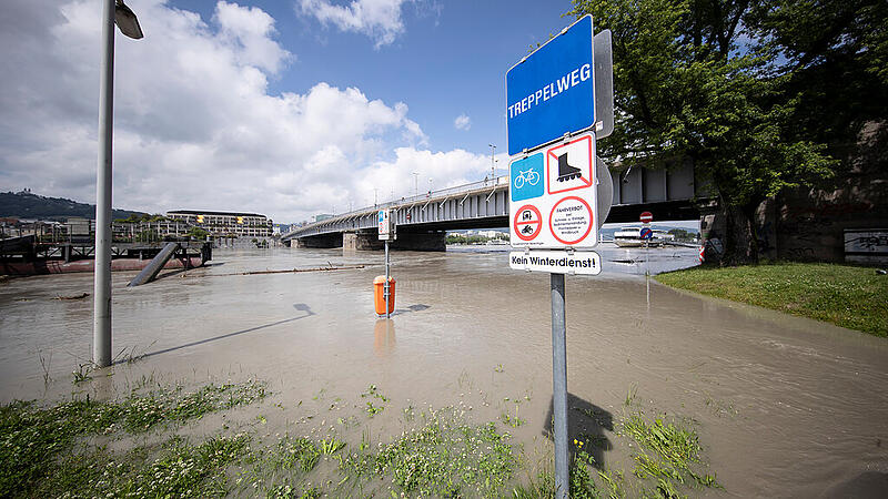 Hochwasser Donau Linz