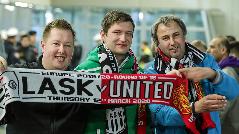 In Linz hatten gestern nur die Fans von Manchester United Grund zur Freude