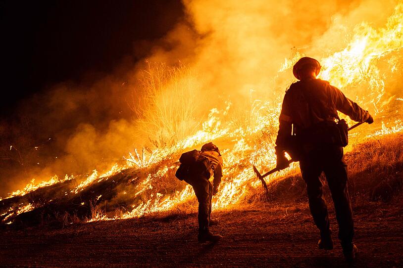 Neues Feuer bei Los Angeles breitet sich aus