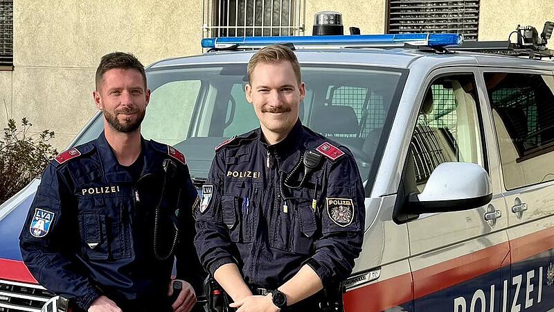 Lebensrettung an Tankstelle in Wels