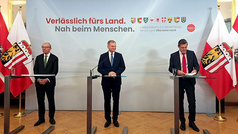 PK NACH DER KONFERENZ DER FINANZREFERENTEN DER BUNDESLNDER IN OBERSTERREICH: HASLAUER (SBG/ VP) / STELZER ( O/VP) / HANKE (WIEN/SP)