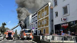 Brand in Sonnenstudio in Ebelsberg
