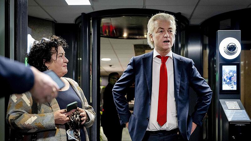 Geert Wilders Partei PVV führt in den Niederlanden die Umfragen an.