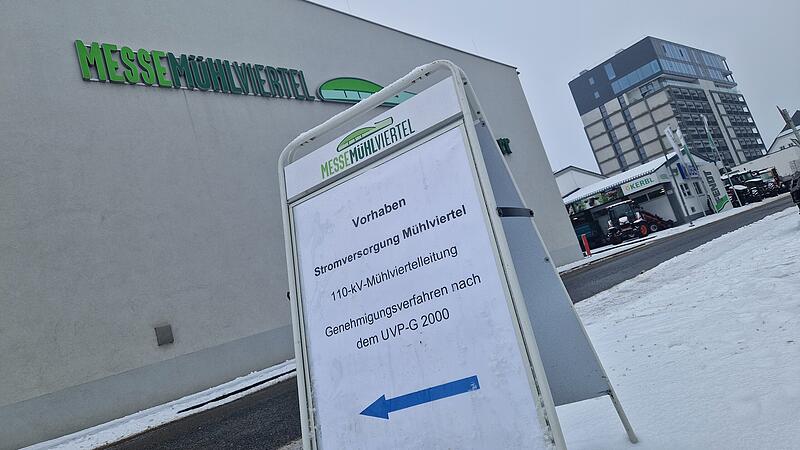 Messehalle 2 Freistadt UVP Verhandlung Freileitung Mühlviertel 