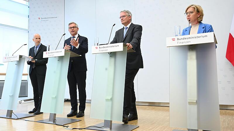 PRSENTATION "OECD ECONOMIC SURVEY - LNDERBERICHT ZU STERREICH 2024": KOCHER / BRUNNER / CORMANN / GEWESSLER