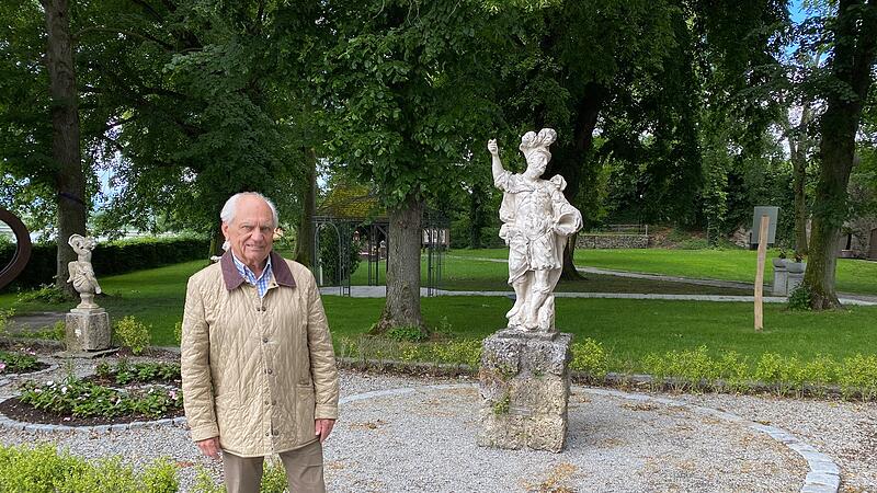 Rudolf Lessky, Schlosspark Schärding, Historiker