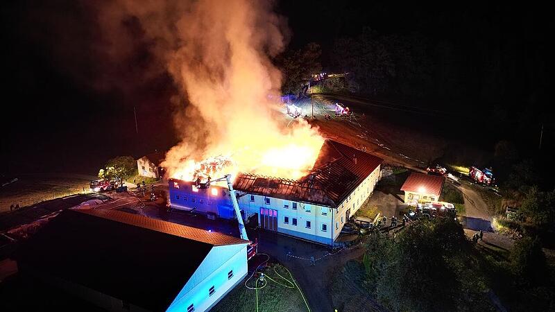 Großbrand auf Bauernhof in Sankt Thomas am Blasenstein