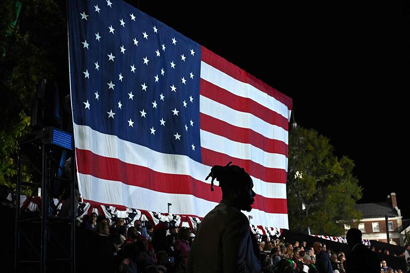 Trump gegen Harris: Der US-Wahltag in Bildern