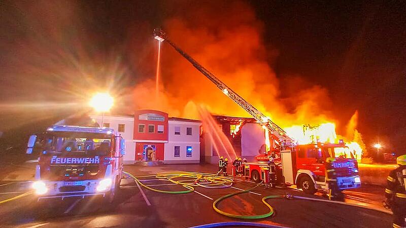 Großbrand im Bezirk Grieskirchen