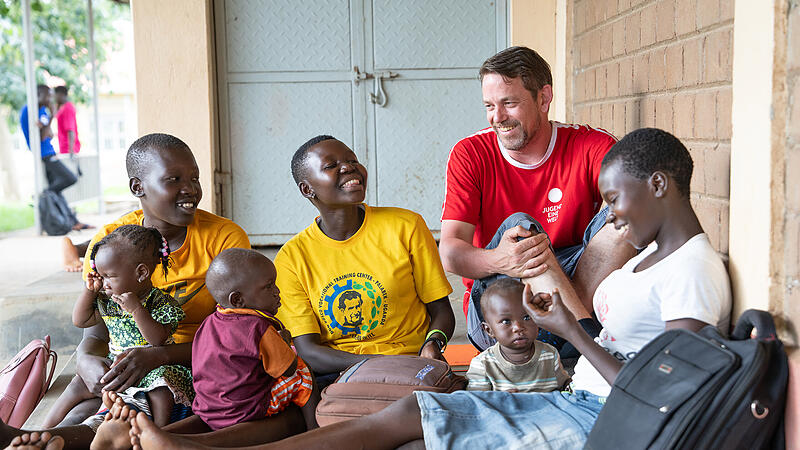 Gabriel Müller aus Weibern hilft im Sudan