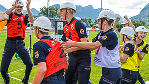 Internationaler Feuerwehrjugend-Bewerb in Italien