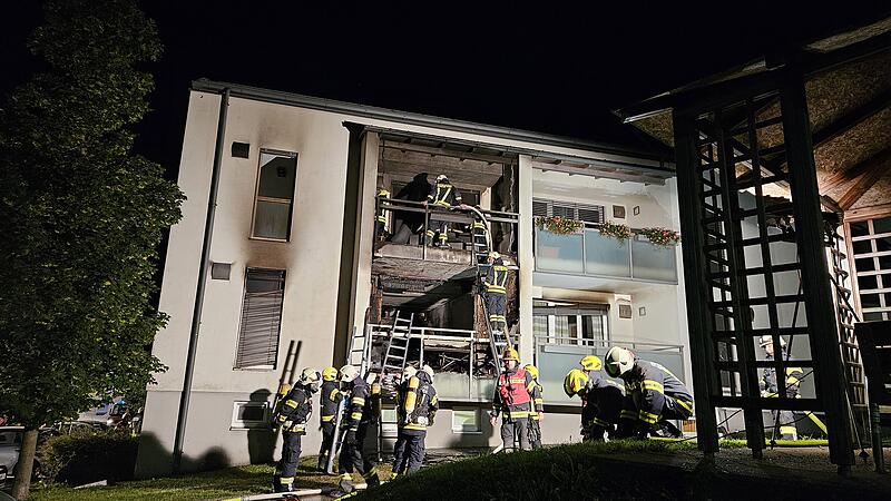 Brand Mehrparteienhaus Maria Neustift