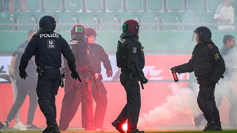 Ausschreitungen nach dem Wiener Fußball-Derby