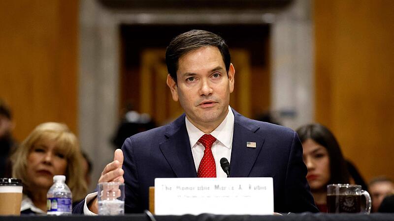 Der designierte US-Außenminister Marco Rubio im Senat