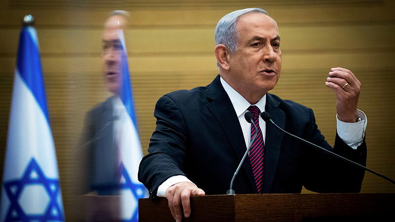 FILE PHOTO: Israeli PM Netanyahu delivers a statement at the Knesset