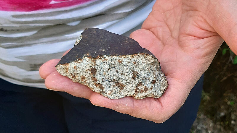 ++ HANDOUT/ARCHIVBILD ++ STEIERMARK: FRAGMENT EINES METEORITEN IN KINDBERG GEFUNDEN