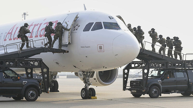 Cobra-Übung: Was, wenn Terroristen ein ziviles Flugzeug entführen?